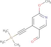 6-Methoxy-4-[(trimethylsilyl)ethynyl]nicotinaldehyde