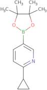 2-Cyclopropyl-5-(4,4,5,5-tetramethyl-1,3,2-dioxaborolan-2-yl)pyridine