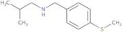 (2-Methylpropyl)({[4-(methylsulfanyl)phenyl]methyl})amine