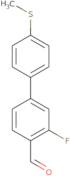 2-Fluoro-4-[4-(methylsulfanyl)phenyl]benzaldehyde