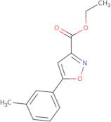 Ethyl 5-(M-tolyl)isoxazole-3-carboxylate