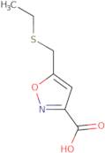 5-[(Ethylsulfanyl)methyl]-1,2-oxazole-3-carboxylic acid