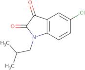 5-Chloro-1-(2-methylpropyl)-2,3-dihydro-1H-indole-2,3-dione