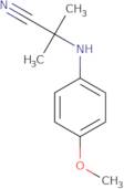 2-[(4-Methoxyphenyl)amino]-2-methylpropanenitrile