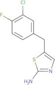 5-[(3-Chloro-4-fluorophenyl)methyl]-1,3-thiazol-2-amine