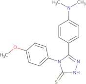 5-[4-(Dimethylamino)phenyl]-4-(4-methoxyphenyl)-4H-1,2,4-triazole-3-thiol