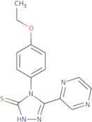4-(4-Ethoxyphenyl)-5-(pyrazin-2-yl)-4H-1,2,4-triazole-3-thiol