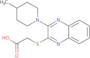 2-{[3-(4-Methylpiperidin-1-yl)quinoxalin-2-yl]sulfanyl}acetic acid