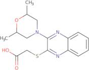 2-{[3-(2,6-Dimethylmorpholin-4-yl)quinoxalin-2-yl]sulfanyl}acetic acid