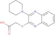 2-{[3-(Piperidin-1-yl)quinoxalin-2-yl]sulfanyl}acetic acid