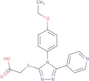 2-{[4-(4-Ethoxyphenyl)-5-(pyridin-4-yl)-4H-1,2,4-triazol-3-yl]sulfanyl}acetic acid