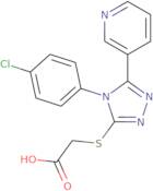 2-{[4-(4-Chlorophenyl)-5-(pyridin-3-yl)-4H-1,2,4-triazol-3-yl]sulfanyl}acetic acid