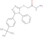 2-{[5-(4-tert-Butylphenyl)-4-phenyl-4H-1,2,4-triazol-3-yl]sulfanyl}acetohydrazide