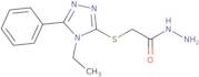 2-[(4-Ethyl-5-phenyl-4H-1,2,4-triazol-3-yl)sulfanyl]acetohydrazide