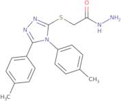 2-{[Bis(4-methylphenyl)-4H-1,2,4-triazol-3-yl]sulfanyl}acetohydrazide
