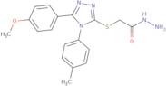 2-{[5-(4-Methoxyphenyl)-4-(4-methylphenyl)-4H-1,2,4-triazol-3-yl]sulfanyl}acetohydrazide