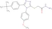 2-{[5-(4-tert-Butylphenyl)-4-(4-methoxyphenyl)-4H-1,2,4-triazol-3-yl]sulfanyl}acetohydrazide