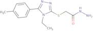 2-{[4-Ethyl-5-(4-methylphenyl)-4H-1,2,4-triazol-3-yl]sulfanyl}acetohydrazide