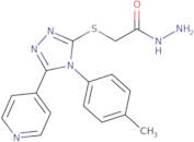 2-{[4-(4-Methylphenyl)-5-(pyridin-4-yl)-4H-1,2,4-triazol-3-yl]sulfanyl}acetohydrazide