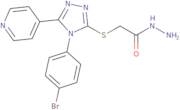 2-{[4-(4-Bromophenyl)-5-(pyridin-4-yl)-4H-1,2,4-triazol-3-yl]sulfanyl}acetohydrazide