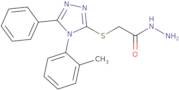 2-{[4-(2-Methylphenyl)-5-phenyl-4H-1,2,4-triazol-3-yl]sulfanyl}acetohydrazide