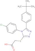 2-{[5-(4-tert-Butylphenyl)-4-(4-chlorophenyl)-4H-1,2,4-triazol-3-yl]sulfanyl}acetic acid