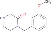 1-(3-Methoxy-benzyl)-piperazin-2-one hydrochloride