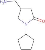 4-(Aminomethyl)-1-cyclopentylpyrrolidin-2-one