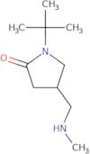 1-tert-Butyl-4-[(methylamino)methyl]-2-pyrrolidinone