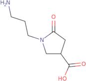 1-(3-Aminopropyl)-5-oxopyrrolidine-3-carboxylic acid