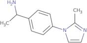 1-[4-(2-Methyl-1H-imidazol-1-yl)phenyl]ethan-1-amine