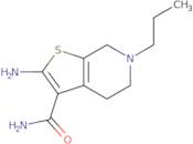 2-Amino-6-propyl-4,5,6,7-tetrahydrothieno[2,3-c]pyridine-3-carboxamide