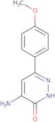 4-Amino-6-(4-methoxyphenyl)pyridazin-3(2(H))-one