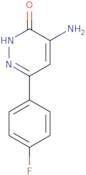 4-Amino-6-(4-fluorophenyl)pyridazin-3(2{H})-one