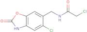 2-Chloro-N-[(5-chloro-2-oxo-2,3-dihydro-1,3-benzoxazol-6-yl)methyl]acetamide