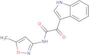 2-indol-3-yl-N-(5-methylisoxazol-3-yl)-2-oxoethanamide