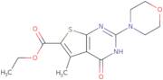 Ethyl 5-methyl-2-(morpholin-4-yl)-4-oxo-3H,4H-thieno[2,3-d]pyrimidine-6-carboxylate