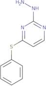 2-Hydrazinyl-4-(phenylsulfanyl)pyrimidine