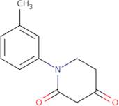 1-(3-Methylphenyl)piperidine-2,4-dione