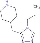 4-((4-Propyl-4H-1,2,4-triazol-3-yl)methyl)piperidine