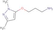 3-[(1,3-Dimethyl-1H-pyrazol-5-yl)oxy]propan-1-amine