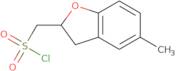 (5-Methyl-2,3-dihydro-1-benzofuran-2-yl)methanesulfonyl chloride