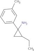 2-Ethyl-1-(3-methylphenyl)cyclopropan-1-amine