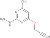 2-Hydrazinyl-4-methyl-6-(prop-2-yn-1-yloxy)pyrimidine
