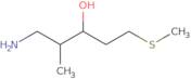 1-Amino-2-methyl-5-(methylsulfanyl)pentan-3-ol