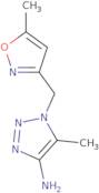 5-Methyl-1-[(5-methyl-1,2-oxazol-3-yl)methyl]-1H-1,2,3-triazol-4-amine