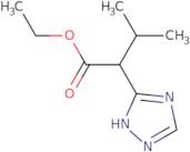 Ethyl 3-methyl-2-(1H-1,2,4-triazol-3-yl)butanoate