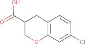 7-Chloro-3,4-dihydro-2H-1-benzopyran-3-carboxylic acid