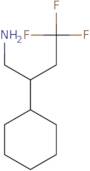 2-Cyclohexyl-4,4,4-trifluorobutan-1-amine