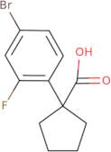 1-(4-Bromo-2-fluorophenyl)cyclopentane-1-carboxylic acid